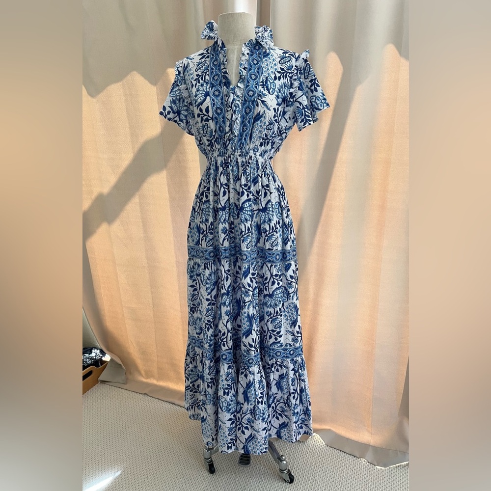 NWOT Devi for Life brand 100% cotton maxi dress size Extra Small